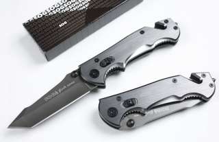 SOG Lock Stainless Steel Saber Folding Knife 20  