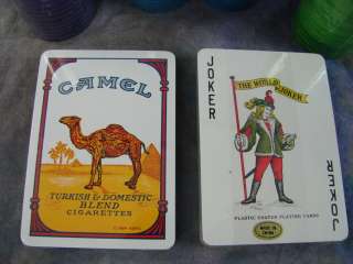NEW Joe Camel Collectible Lot Ashtray and Poker Chips & Playing Cards 