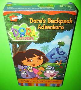 Dora The Explorer Doras Backpack Adventure VHS Nick Jr Spanish Big 
