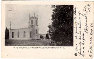 Lagrangeville NY  M.E. CHURCH  Postcard  