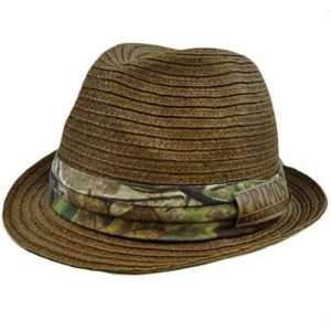  Primos Hunting Calls Paper Straw Fedora Trilby Camo Brown 