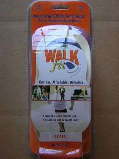 DELUXE WALK FIT ORTHOTIC INSOLES WALKFIT Sizes H, I & J  