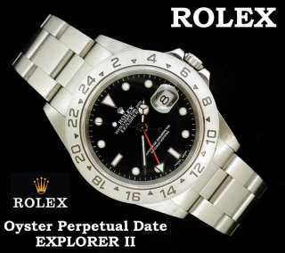MINT stainless steel Rolex Sports watch   Explorer 2   Rolex watches 