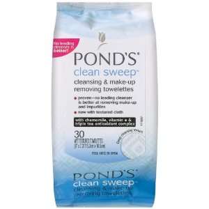 Ponds, Clean Sweep, Cleansing & Make Up Removing Towelettes, 30 ct 