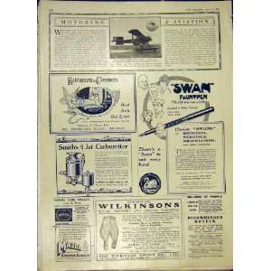  Motor Pickless Fairey Aeroplane Rolls Royce Print 1919 