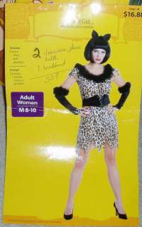Leopard Girl Costumes ~ Stone age Cave Women 8 10  