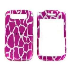   Curve Silver Hot Pink Giraffe Phone Protective Case Easy Installation
