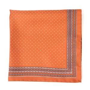  Vintage Orange 100% Italian Silk Bow Ties/Pocket Squares 