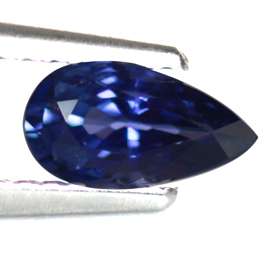 44ct UNHEATED Matched Pair Pear Natural Blue Sapphire  