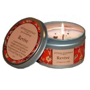  Revive Aromatherapy Soy Candle with Orange, Grapefruit 