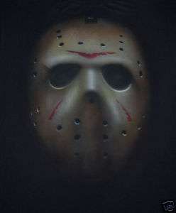 Jason Voorhees Mask Friday the 13th Black SHIRT Tshirt  