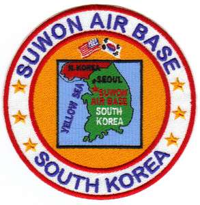 USAF BASE PATCH, SUWON AIR BASE SOUTH KOREA Y  