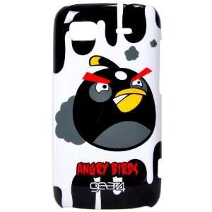  Black Gear 4 Angry Birds Hard Case Cover Skin for HTC 