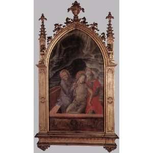   Inch, painting name Pietà, By Lippi Frà Filippo