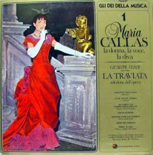 MARIA CALLAS verdi la traviata LP mint  DMC 01 Italy  