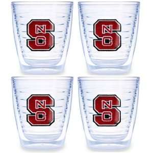  NC State Set of FOUR 12 oz. Tervis Tumblers: Kitchen 