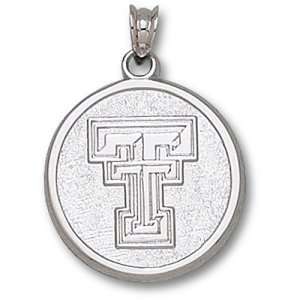 Texas Tech University Circle TT Pendant (Silver): Sports 
