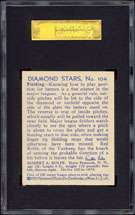 1934 36 Diamond Stars #104 Robert Red Rolfe SGC 60  