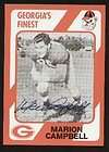 Marty Lyons signed Alabamas Finest Collegiate Card  