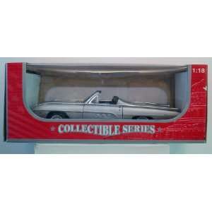  Anson 1963 Thunderbird Silver Diecast Scale 1:18: Toys 