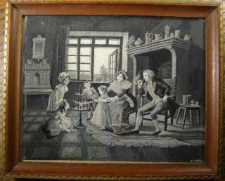   Tapestry Colonial Scene By Alonzo Perez / Neyret Freres Paris  