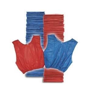  Youth Scrimmage Vest 50 Pack Blue/Red (PAC): Sports 