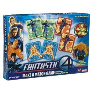 Marvel Fantastic Four Make A Match Game Toys & Games