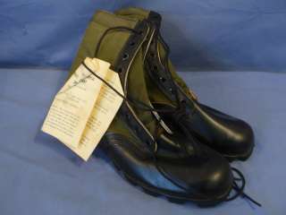 Original Vietnam Era Tropical Combat Boots, 5 68 Dated  