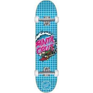  Santa Cruz Slash Dot Complete Skateboard   7.7 . w/Raw 