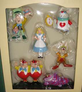 Disney Alice in Wonderland Figure Set NIB  