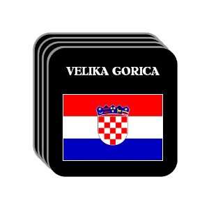 Croatia (Hrvatska)   VELIKA GORICA Set of 4 Mini Mousepad Coasters