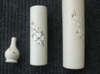 THREE PIGEON FORGE POTTERY HAND PAINTED VASES NR ALL ARE SIGNED  