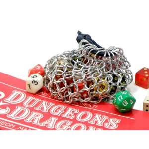   Tangled Metal Small Aluminum Chainmail Dice Bag Pouch Toys & Games