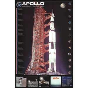  Apollo 11 Manned Mission Astronomy & Space Poster Print 