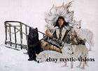 Penni Anne Cross WOMAN WITH HER WOLVES Signed & Numbered Iditarod Race 