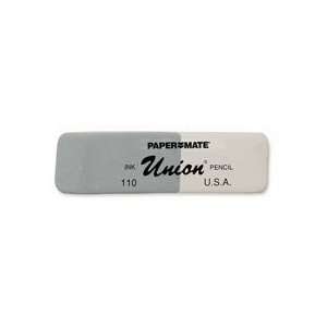  Paper Mate Products   Ink/Pencil Eraser, Rubber, Gray 