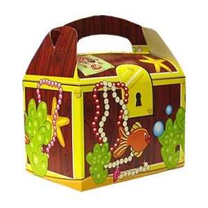    Party2U Pirates Treasure Chest Food Box (Sold Singly) Toys & Games