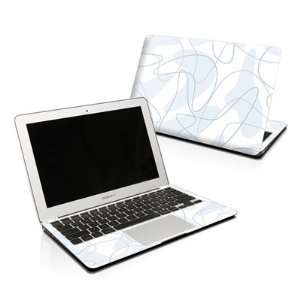 Boomerang Blue Design Skin Decal Sticker for Apple MacBook 13 White 