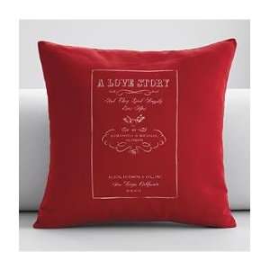  love story   12 x 18 pillow cover + insert   ivory