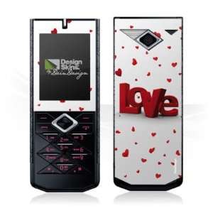   Design Skins for Nokia 7900 Prism   3D Love Design Folie Electronics