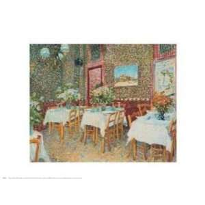  Interior of a Restaurant Vincent van Gogh. 30.00 inches 