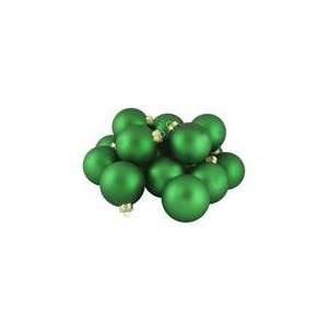  Club Pack of 48 Matte Elf Suit Green Glass Ball Christmas 