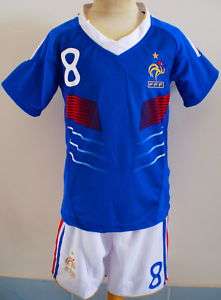 MAILLOT FOOT ENFANT SHORT VALBUENA GOURCUFF RIBERY FRA  