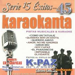  Karaokanta KAR 1545   K Paz Spanish CDG Various Music