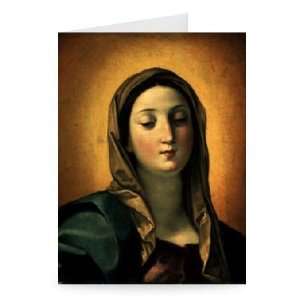  Madonna (oil on canvas) by Guido Reni   Greeting Card 