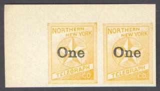Northern New York Telegraph Co. Stamp Scott 12T3a  