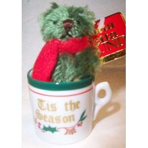  Gund Tiny Teddy Wishes Mohair Bear Tis the Season: Toys 