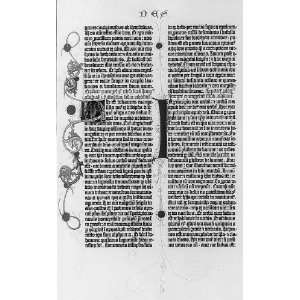  Gutenberg Bible,1455,Gospels,beginning of the Sermon,Mount 