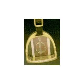  Mayer mill Brass Leather stirrup frame   small: Home 