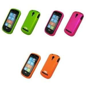  EMPIRE LG Quantum C900 3 Pack of Snap on Case Covers (Neon 